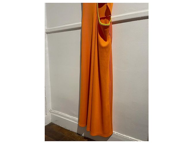 Autre Marque Kleid Christopher Esber orange T.38 - vista 6
