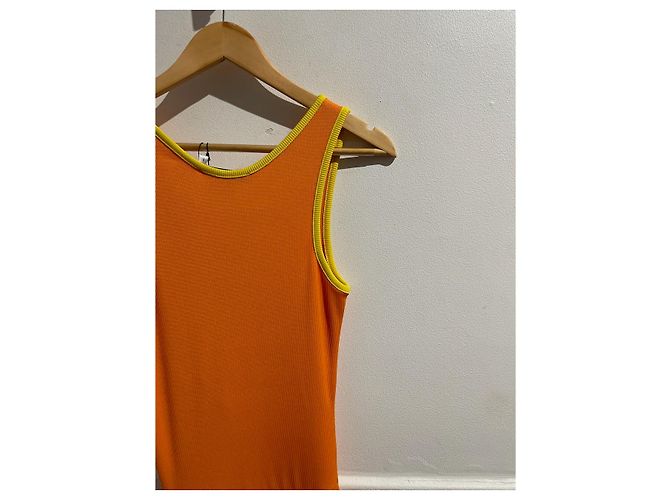 Autre Marque Kleid Christopher Esber orange T.38 - vista 8