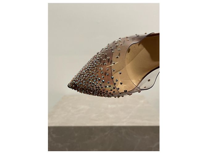Décolleté Christian Louboutin nude T.40 - vista 6
