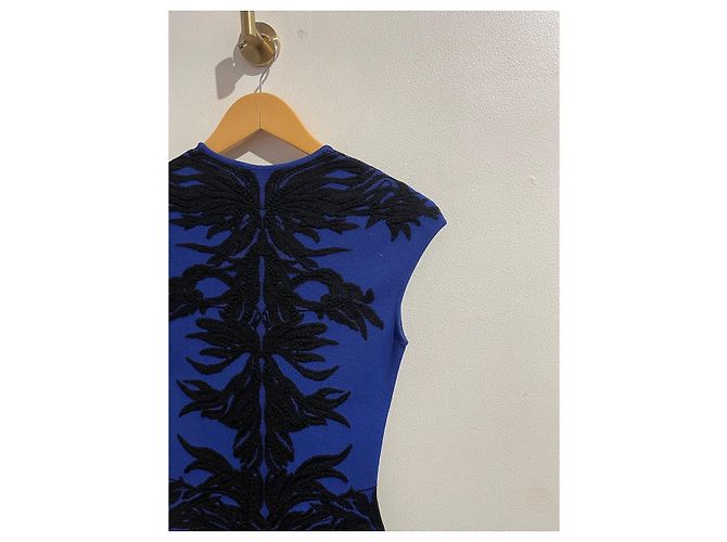 Kleid Alexander Mcqueen blau T.XS - Ansicht 4
