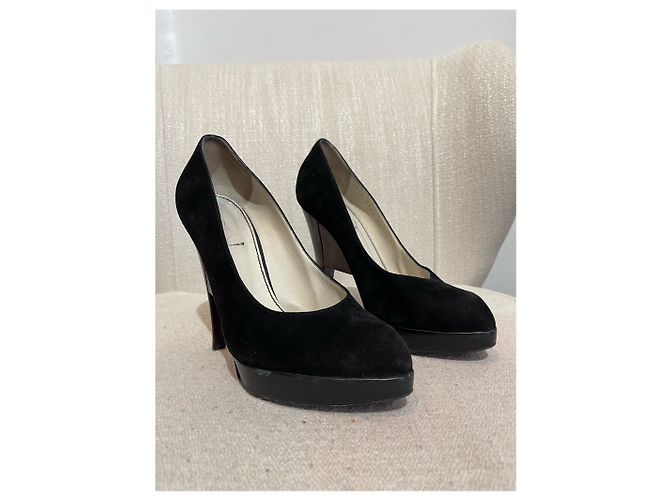 Décolleté Yves Saint Laurent neri T.35 Nero - vista 2