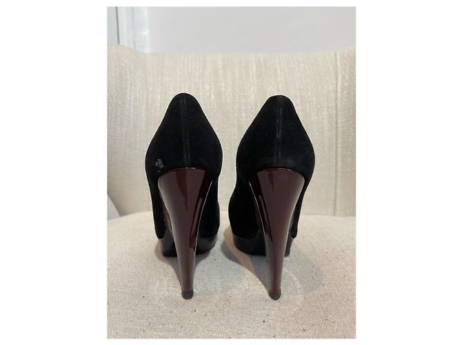 Décolleté Yves Saint Laurent neri T.35 Nero - vista 5