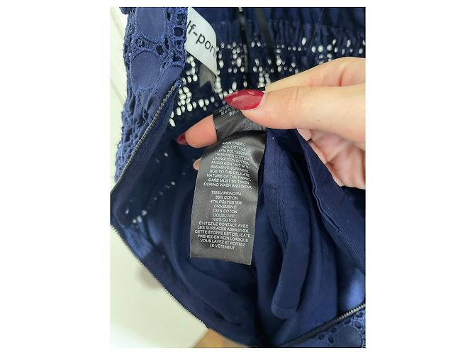 Kleid Self Portrait blau T.36 - Ansicht 9