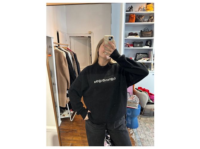 Pull Balenciaga preto T.S - vista 9
