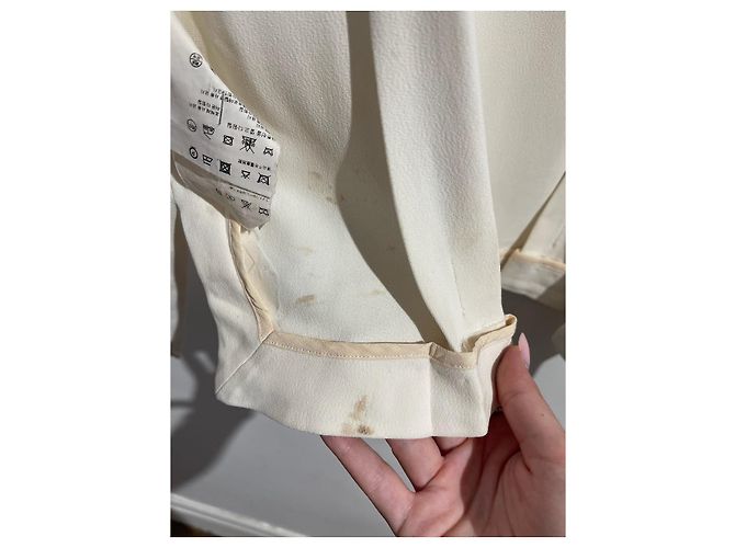 Top Miu Miu écru T.36 Beige - vista 3