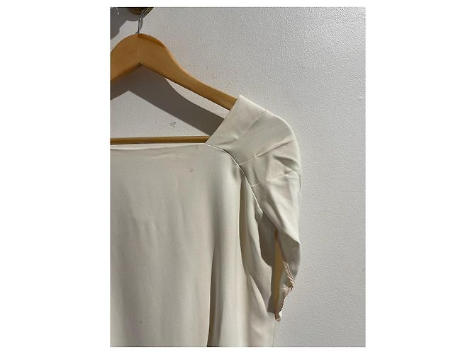 Top Miu Miu écru T.36 Beige - vista 5
