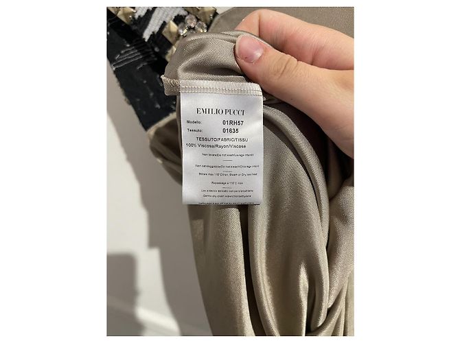 Kleid Emilio Pucci beige T.36 - Ansicht 6
