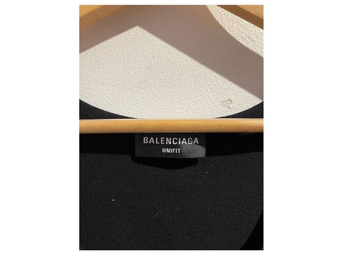 Canotta Balenciaga nera T.S Nero - vista 5