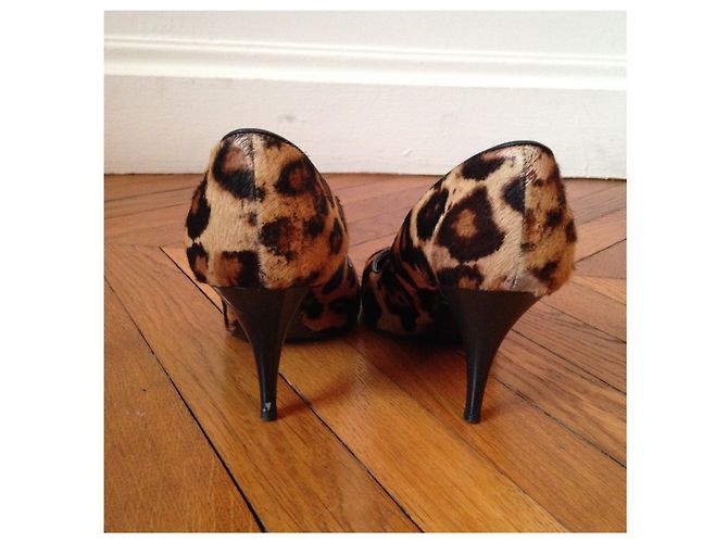 Décolleté Giuseppe Zanotti Leopard T.37 Beige - vista 4