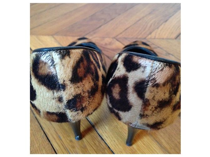 Décolleté Giuseppe Zanotti Leopard T.37 Beige - vista 5