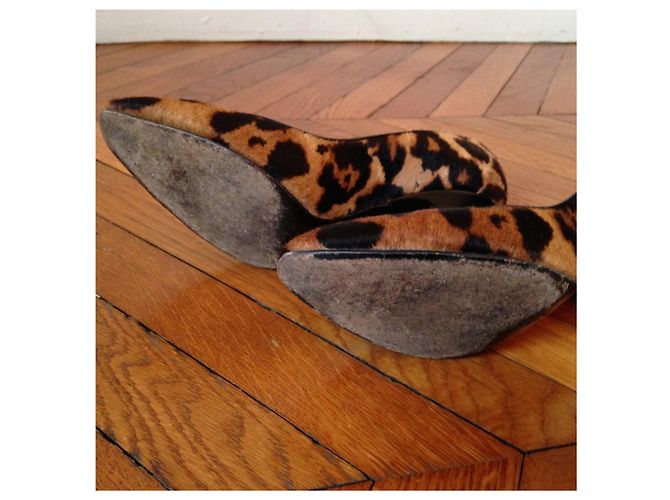 Décolleté Giuseppe Zanotti Leopard T.37 Beige - vista 7