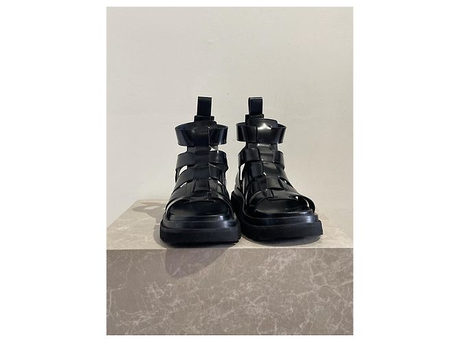 Sandali Bottega Veneta neri T.40 Nero - vista 3