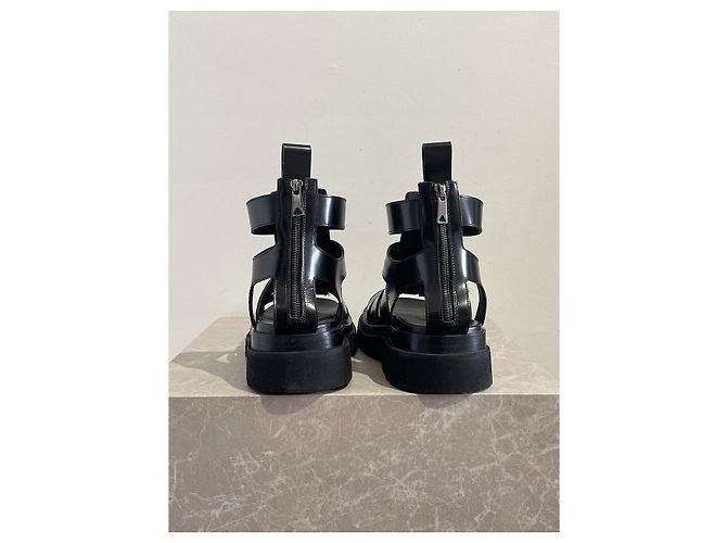 Sandali Bottega Veneta neri T.40 Nero - vista 4