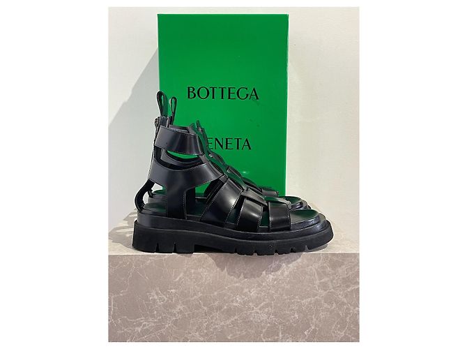 Sandali Bottega Veneta neri T.40 Nero - vista 8
