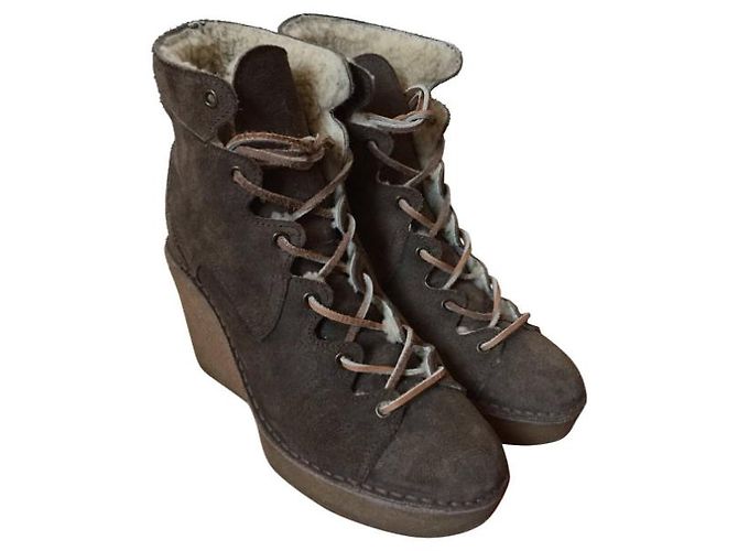 Stivali Pierre Hardy Fourrées T.39 Beige - vista 7