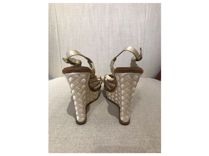 Sandali Bottega Veneta beige T.36 - vista 4