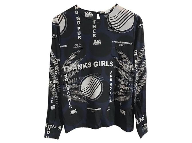Stella Mc Cartney Bluse Stella McCartney T.34 Blau - Ansicht 7