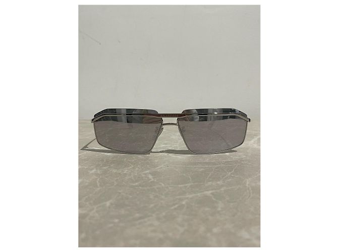 Occhiali da sole Balenciaga argento Metallico - vista 2