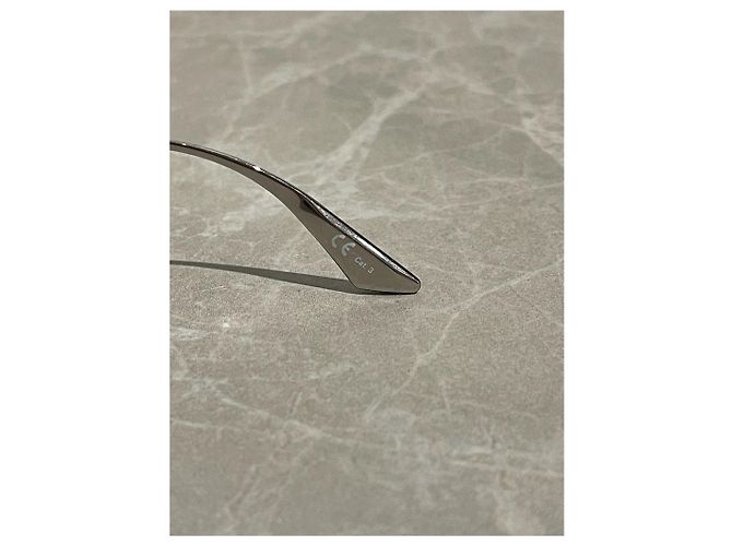 Occhiali da sole Balenciaga argento Metallico - vista 8