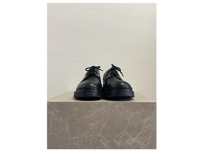 Derby Louis Vuitton neri T.44,5 Nero - vista 3