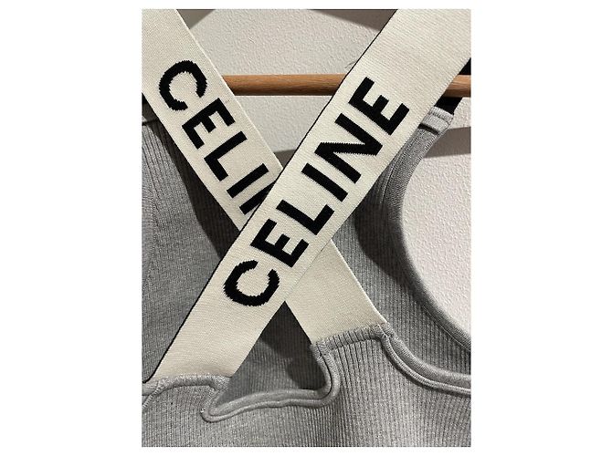 Céline Reggiseno Celine grigio T.S - vista 4