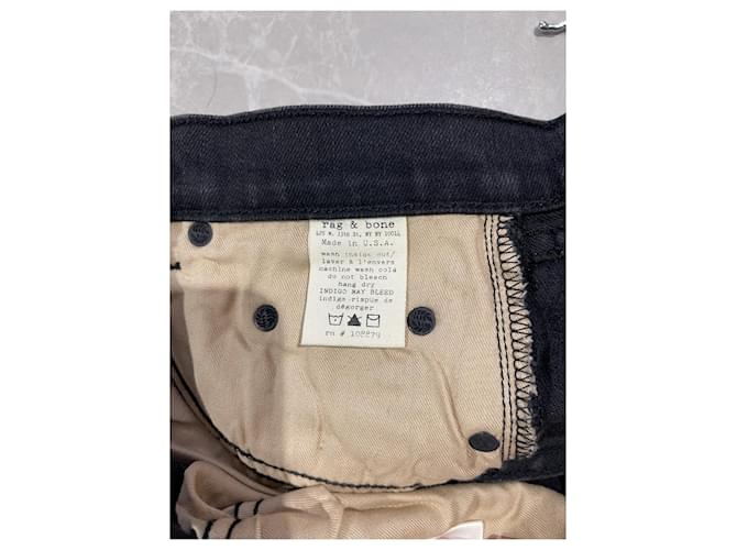 Jeans Rag & Bone nero T.26 - vista 8