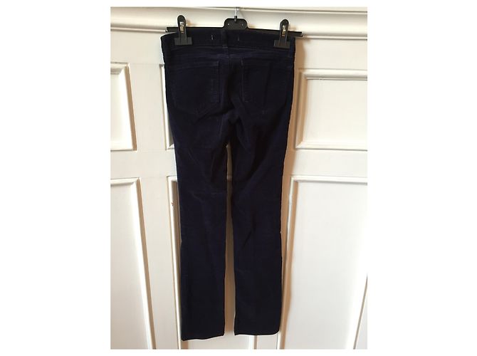 Jeans J Brand velours T.24 Azul marino - vista 2