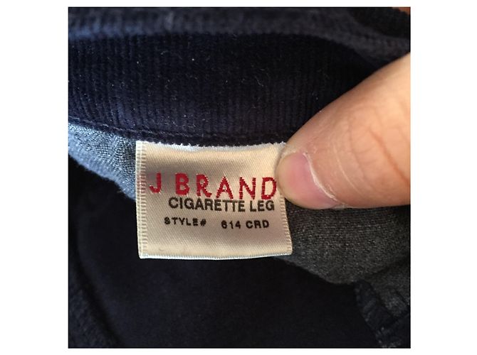 Jeans J Brand velours T.24 Azul marino - vista 4