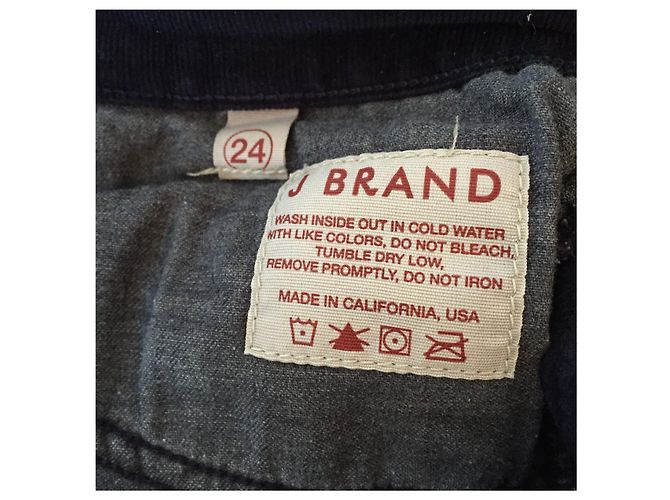 Jeans J Brand velours T.24 Azul marino - vista 5