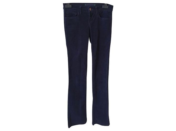 Jeans J Brand velours T.24 Azul marino - vista 6