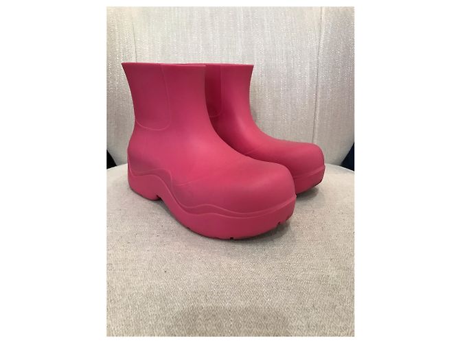 Botines Bottega Veneta Puddle roses T.37 Rosa - vista 2
