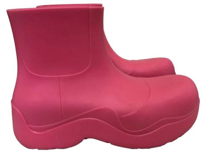 Botines Bottega Veneta Puddle roses T.37 Rosa - vista 8