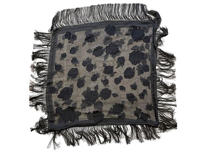 Foulard Saint Laurent nero NUOVO - vista 2