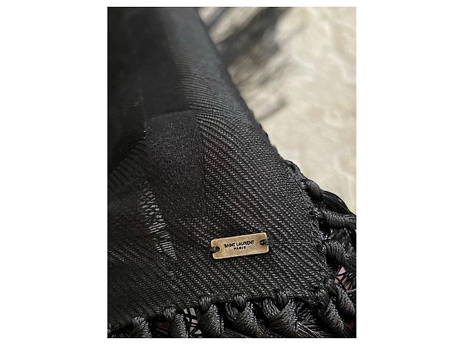 Foulard Saint Laurent nero NUOVO - vista 3