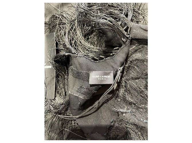 Foulard Saint Laurent nero NUOVO - vista 4