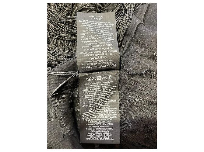 Foulard Saint Laurent nero NUOVO - vista 6