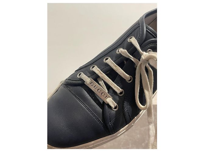 Sneakers Gucci blu navy T.43,5 - vista 4