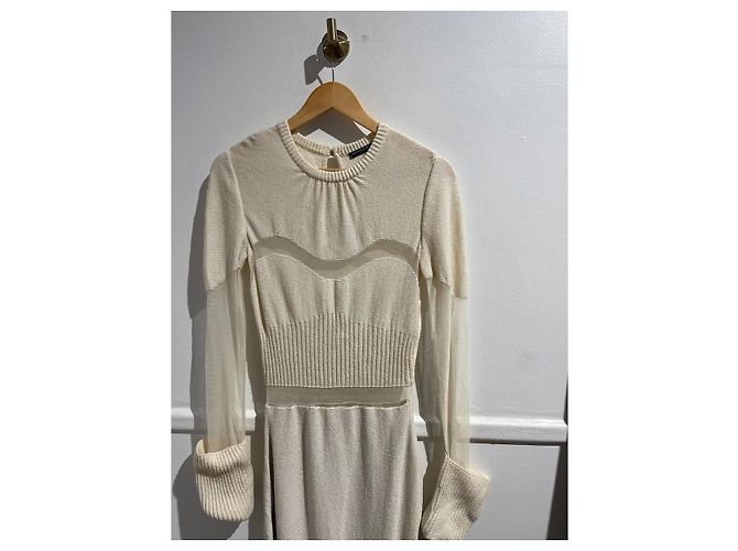 Kleid Alexander Mcqueen beige T.M - Ansicht 2