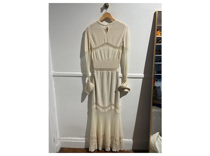Kleid Alexander Mcqueen beige T.M - Ansicht 7