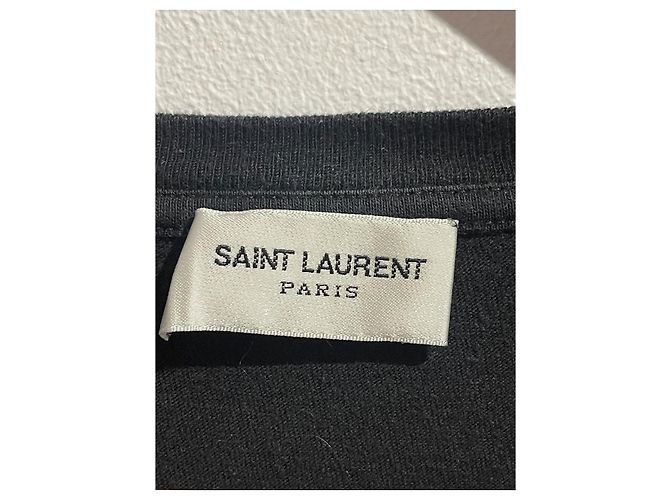 Camiseta Saint Laurent negra T.XS Negro - vista 3