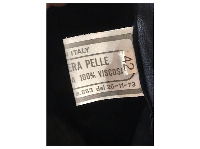 Valentino Garavani Valentino Jacke Wildleder T.38 Blau - Ansicht 5