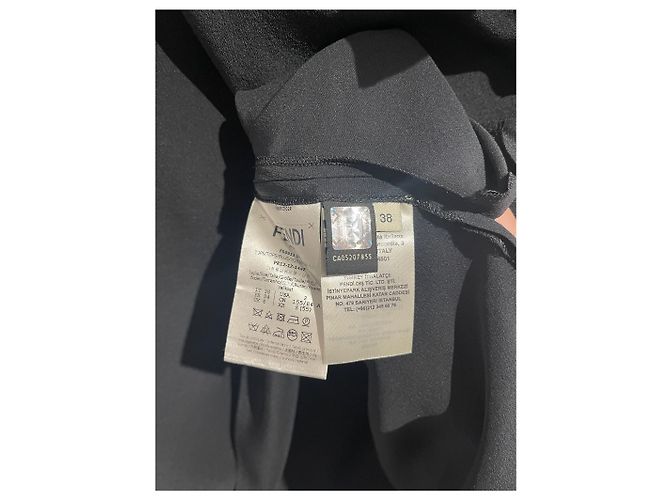 Blusa Fendi nera T.34 Nero - vista 8