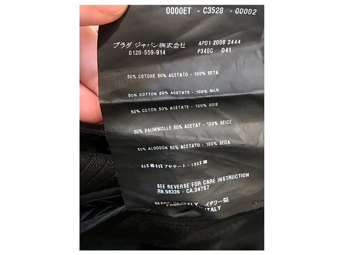 Bow Prada Kleid schwarz T.36 - Ansicht 6