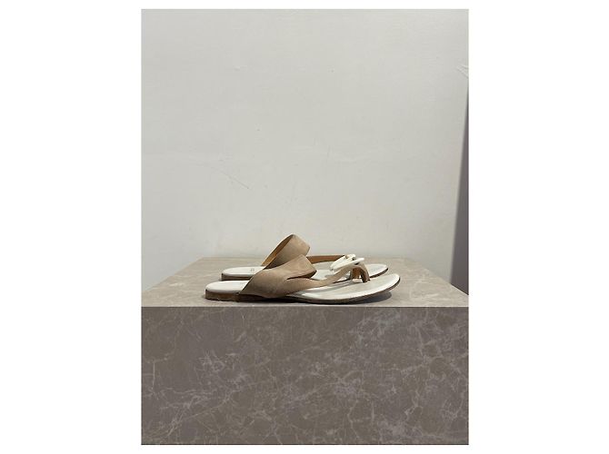 Sandali Hermès beige T.36 - vista 2
