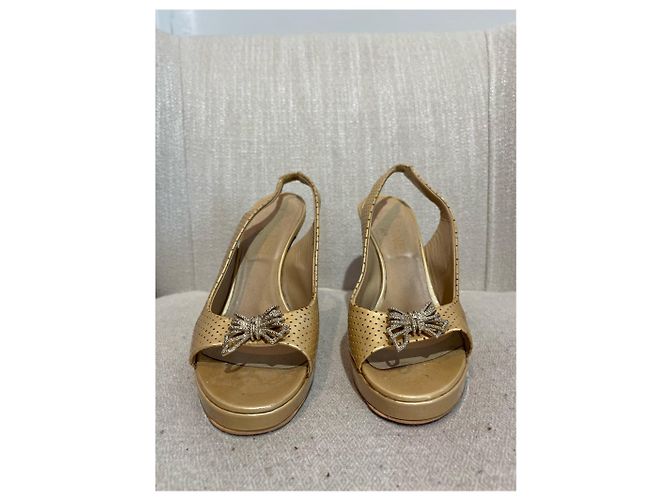 Décolleté Chanel beige T.36 - vista 3