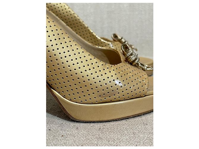 Décolleté Chanel beige T.36 - vista 4