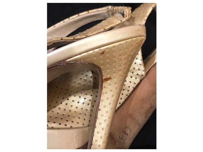 Décolleté Chanel beige T.36 - vista 7