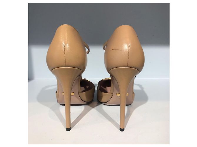 Décolleté Gucci beige T.35 - vista 4