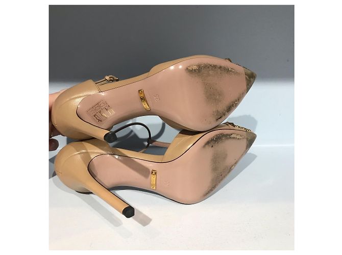 Décolleté Gucci beige T.35 - vista 5