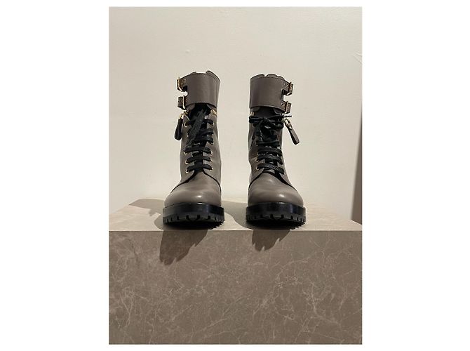 Botines Sergio Rossi grises T.37,5 - vista 2